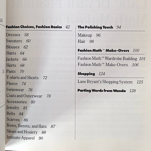 Vintage Lane Bryant Fashion Math Make Over Book ‘80s Sizes 14 and Up Guide - Picture 4 of 13